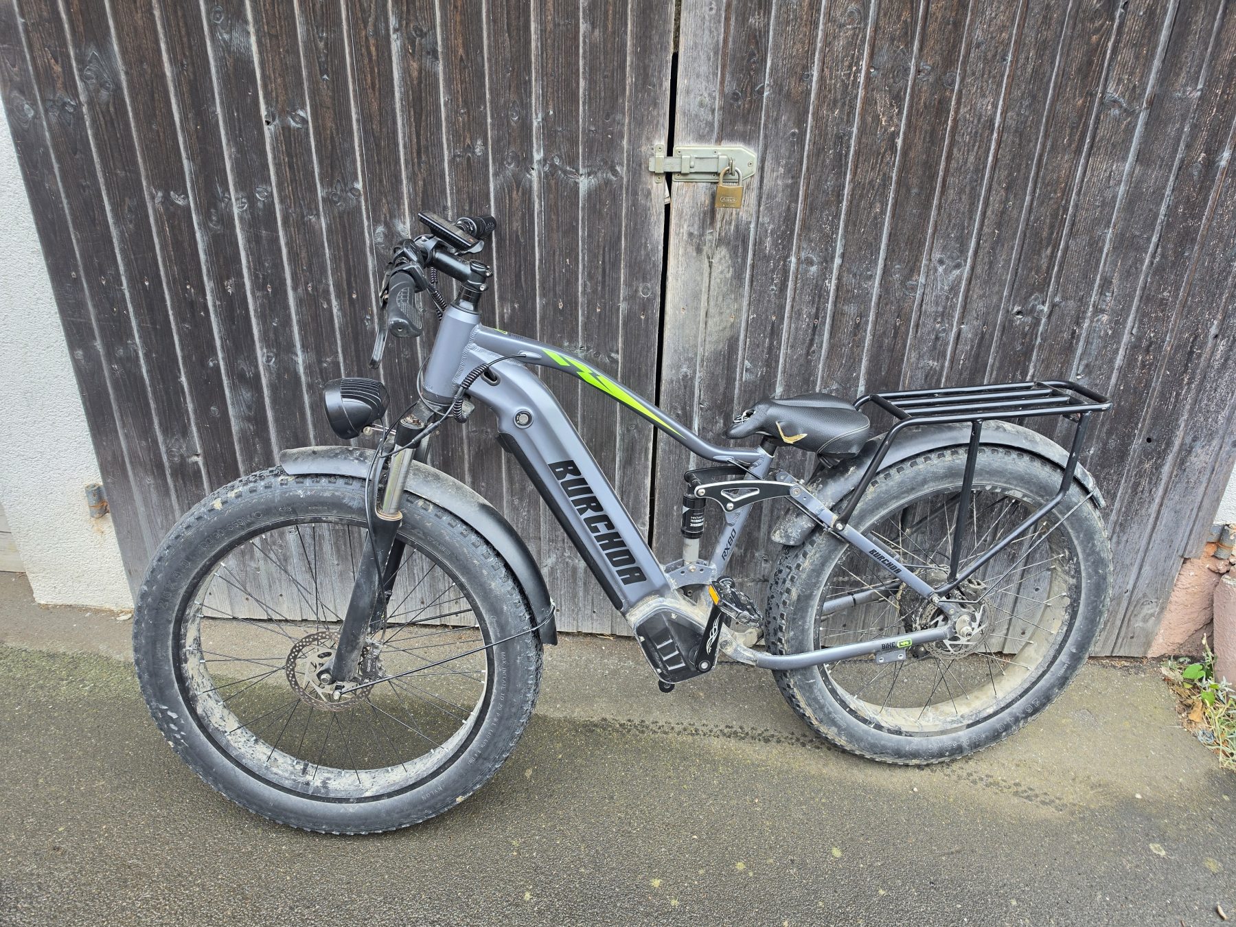 Fangqi 26" Fat E-Bike Fangqi 8-Gang Shimano 1000 W/48V/17.5 Ah Heckmotor Burchor